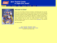 Tablet Screenshot of esteefoods.com